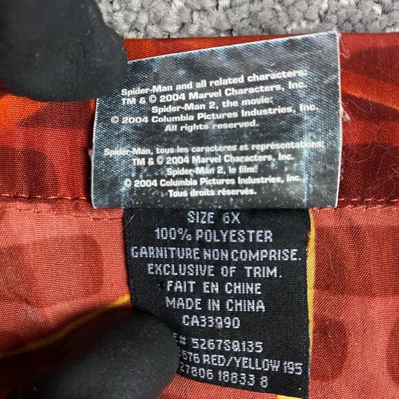 Vintage Spider-Man 2 Shirt Boy's 6X Button Up 2002 Marvel Comics Spiderman 2 - Picture 4 of 9